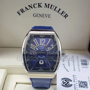 Franck Muller Vanguard Leather Strap Automatic Watch