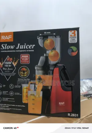 A Healthier You Starts in Your Kitchen Raf Cold Press Juicer
