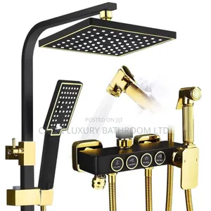 Four Button Gold Shower