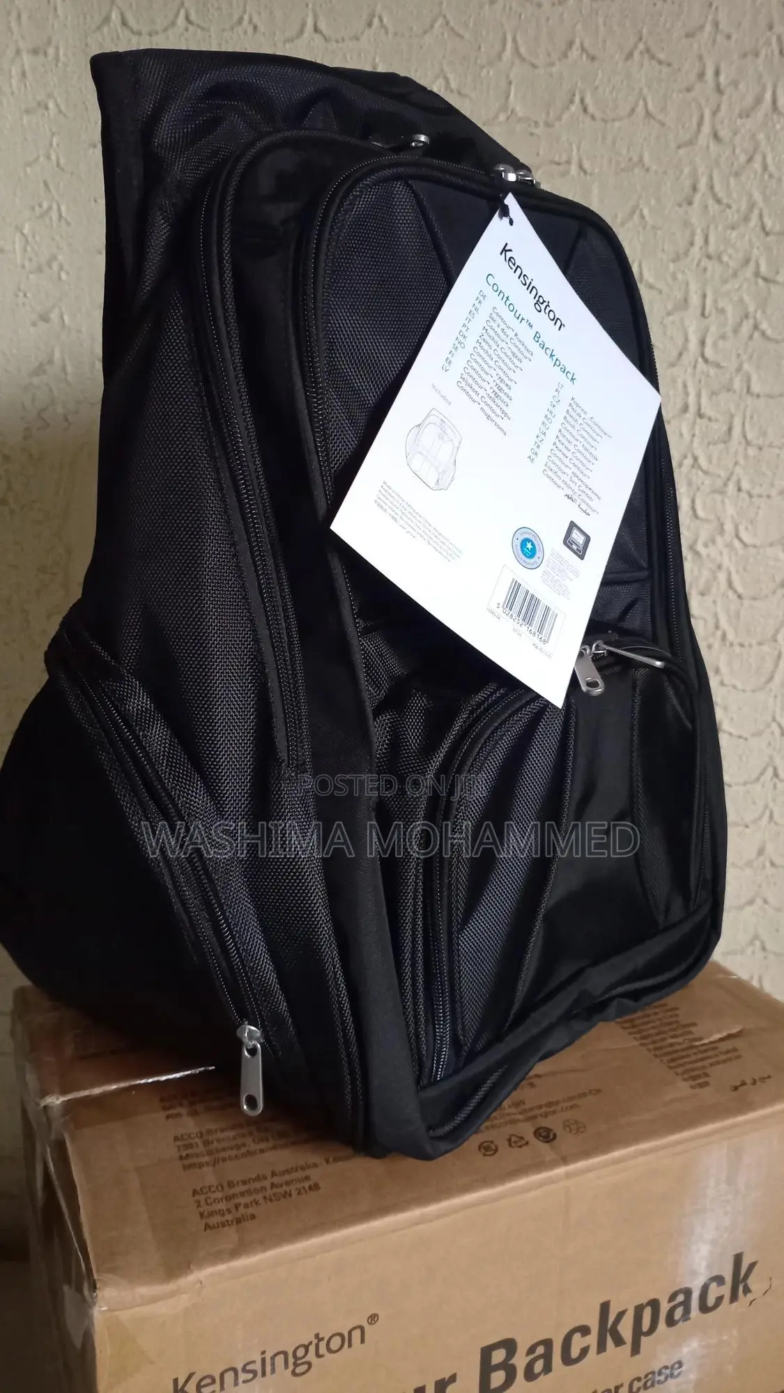 Kensington Contour Backpack 15.6"