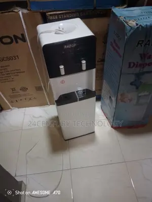 Radof Rd‐106 Black Water Dispenser W/ Fridge Cabinet