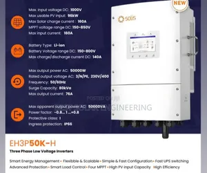 50kw Three Phase Hybrid Inverter (Solis High Voltage)