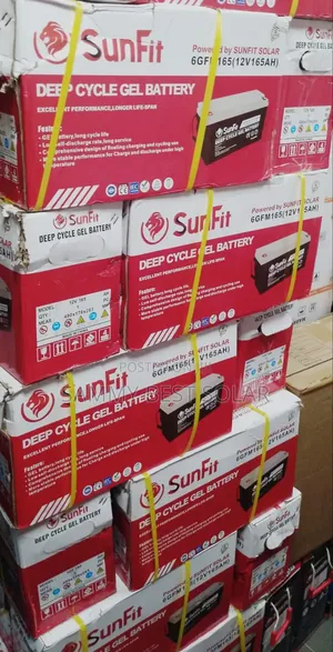 165ah-12v Sunfit Dry Cell Gel Battery Available