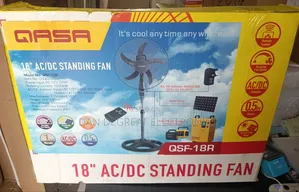 Qasa 18" Ac/Dc Rubber Blade Standing Fan