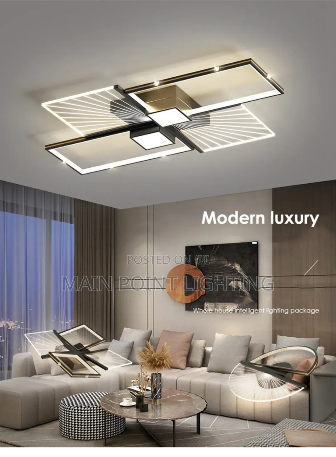 Flush Chandelier Light