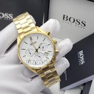 Original Boss Gold Stainless Steel Watch in Store