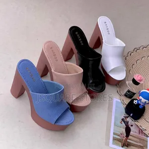 Bamboo Wedge Slippers in Colours