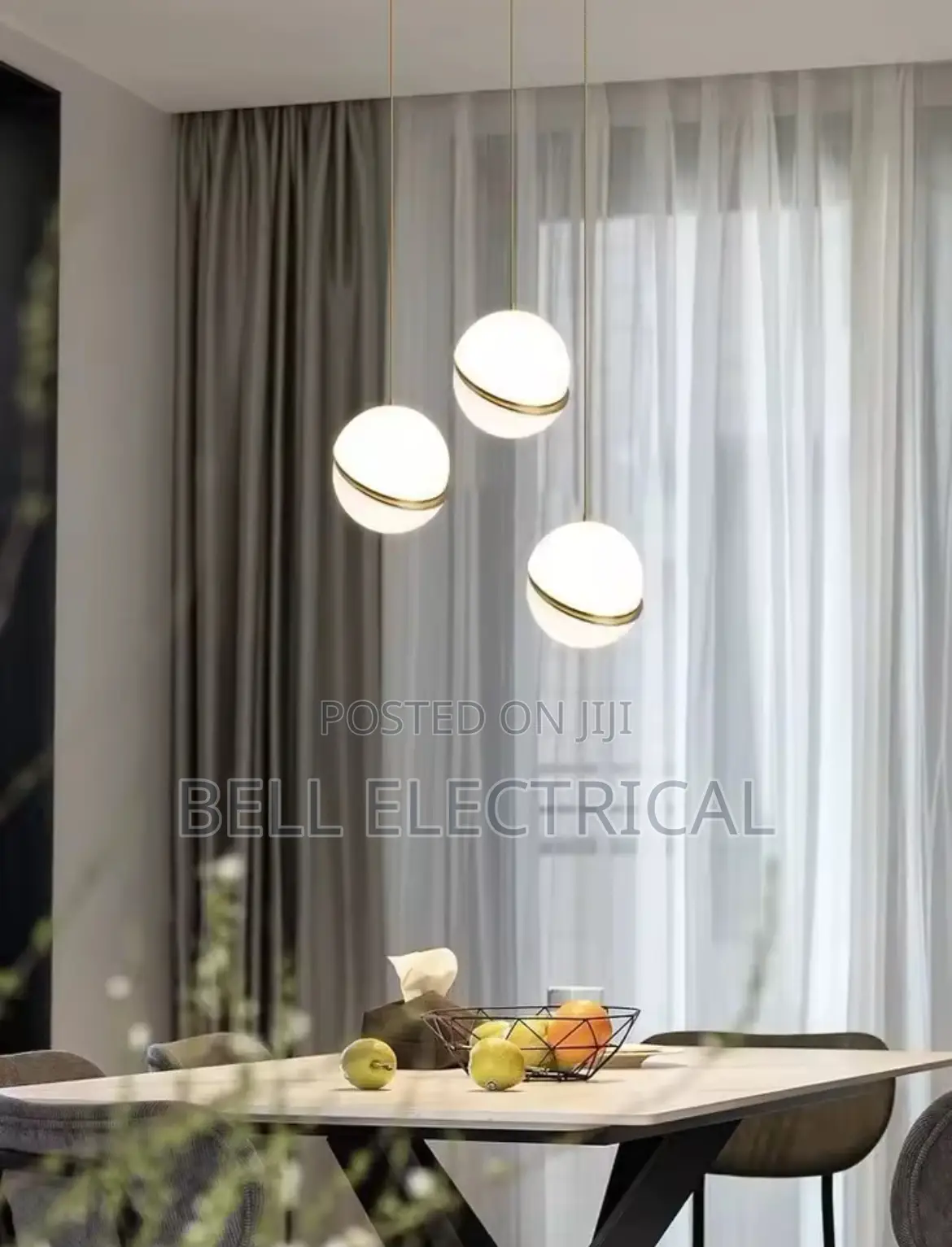 Nordic White Ball Bubble Pendant Lights