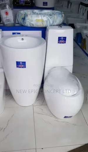 England Egg Shap Toilet Set