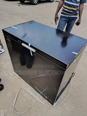 Hisense Chest Freezer Black Color With Glass 250 Liters
