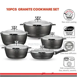 10pcs Brocook Granite Coating Cookware/Pot Set