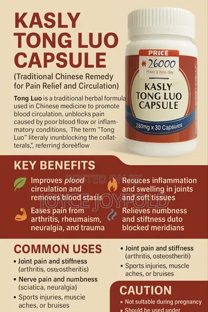 Tong Luo Capsule - For Blood Circulation and Nerve Repair