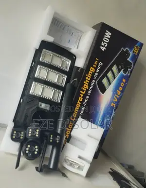 4 Camera Al With 3 Eyes Solar Street Light