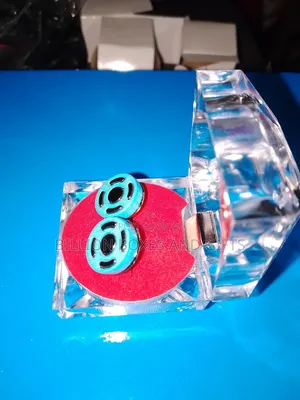Premium Cuff Links, Blue Accent