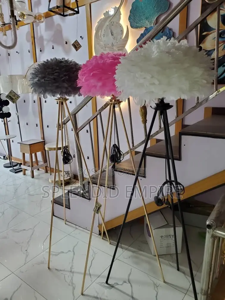 Quality Fur Standing Lamp