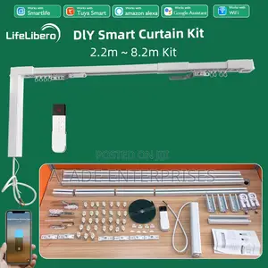 Tuya Smart Curtain Track Diy Curtain Complete Set 3.2 Meters