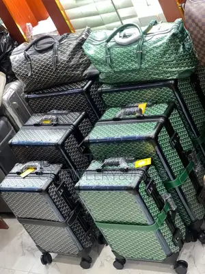 Goyard Luggage Trunk Sizes In L28/M24/S20 With Duffle Bag