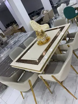 Classic Home Marble Dining Table Set