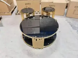 Unique Glass Top 3 in 1 Centre Table