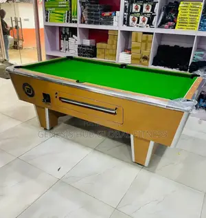 Foreign Marble And Coin Snooker Table