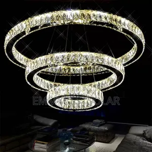 Silvery Crystal Chandelier Light