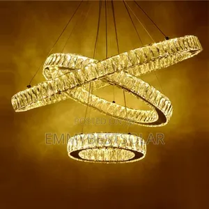 Silvery Crystal Chandelier Light
