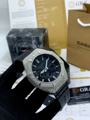 VVS Moissanite Diamond Bussdown G-Shock Watch