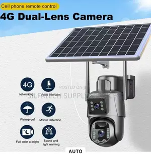 Original 4g Dual Lens Solar Camera