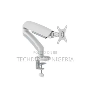 Mechanical Spring Single Monitor Arm Ssn411wk - White