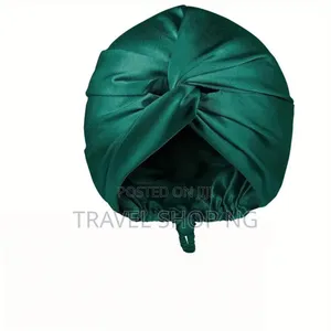 Satin Sleeping Cap With Twist Front Adjustment Buckle