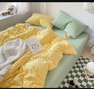 Cotton Duvet, Bedspread And 4 Pillowcases