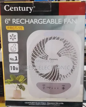 Century 6 Inches Table Fan Rechargeable