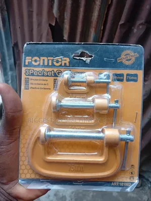 G-Clamp 3pcs Fontor