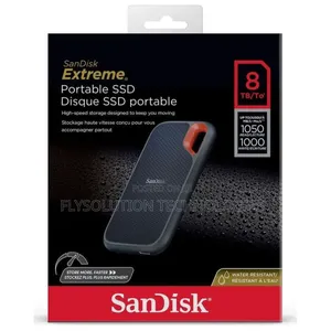 Sandisk Extreme Portable SSD 8tb 1050mb/S Usb-C Ip65 Water