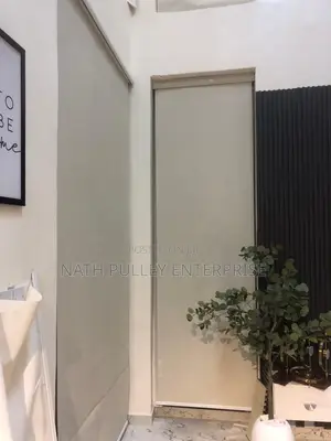 Off White Automated Roller Blinds