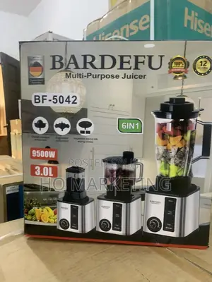 Bardefu Bf‐5042 3‐In‐1 Food Processor Blender, 3 L