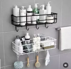 Bathroom Rack With Hooks