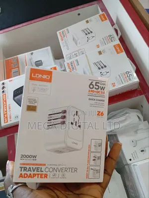 Ldnio Z6 65w Gan Travel Adapter