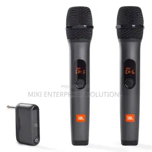 JBL Wireless Microphone Black Sa