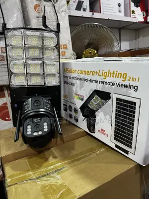 Ai Solar Camera Street Light, Solar Security Camera Street