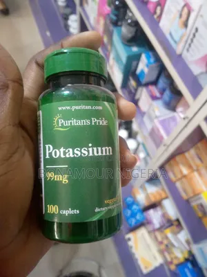 Puritan's Pride Potassium 99mg X100 Veg Caps