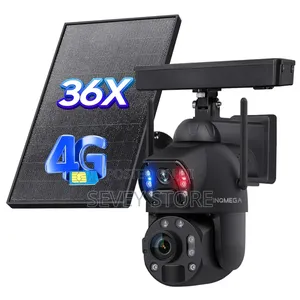 4g Lte Cellular Solar Camera, 36x Optical Zoom, Solar Power