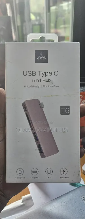 Wiwu Usb Type-C 5 in 1 Hub
