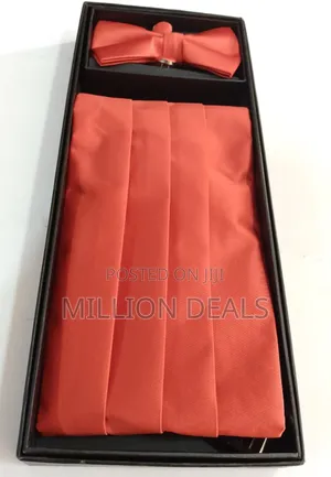 3 in 1 Cummerbund Set With Bow Tie