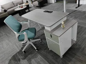 White Unique Office Table