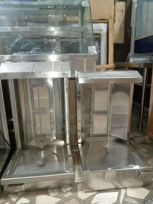 2 Burner Gas Shawarma Grill Machine
