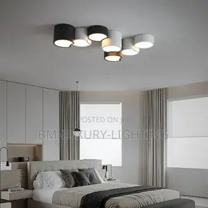 Simple Atmospheric Geometric Led Ceiling Chandelier