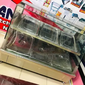 3 Plate Food Display Warmer