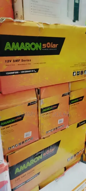 200ah-12v Amaron Solar Battery Available at Stock Now.