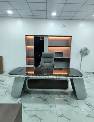 Super Executive Office Table, Chair and Book Shelves.